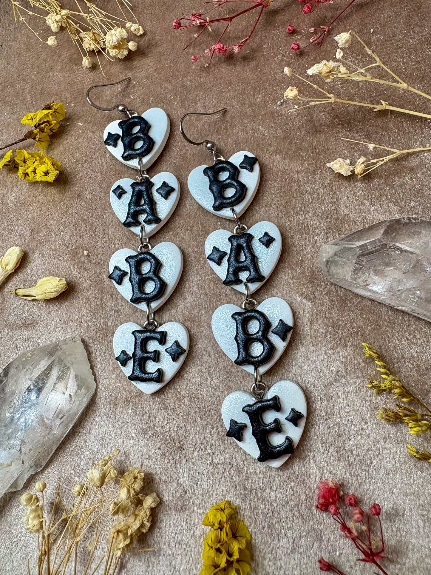 Babe Heart Earrings