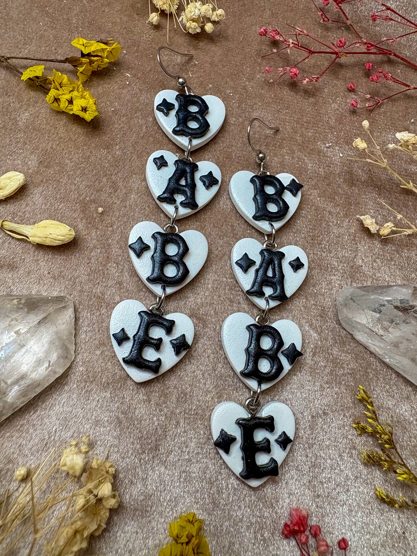 Babe Heart Earrings
