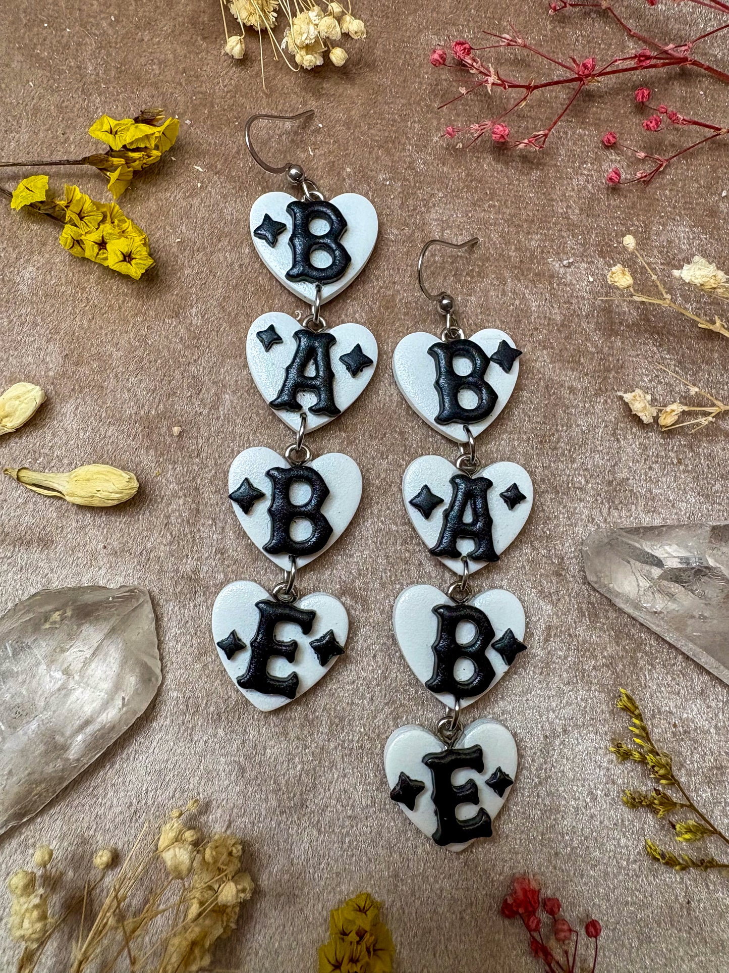 Babe Heart Earrings