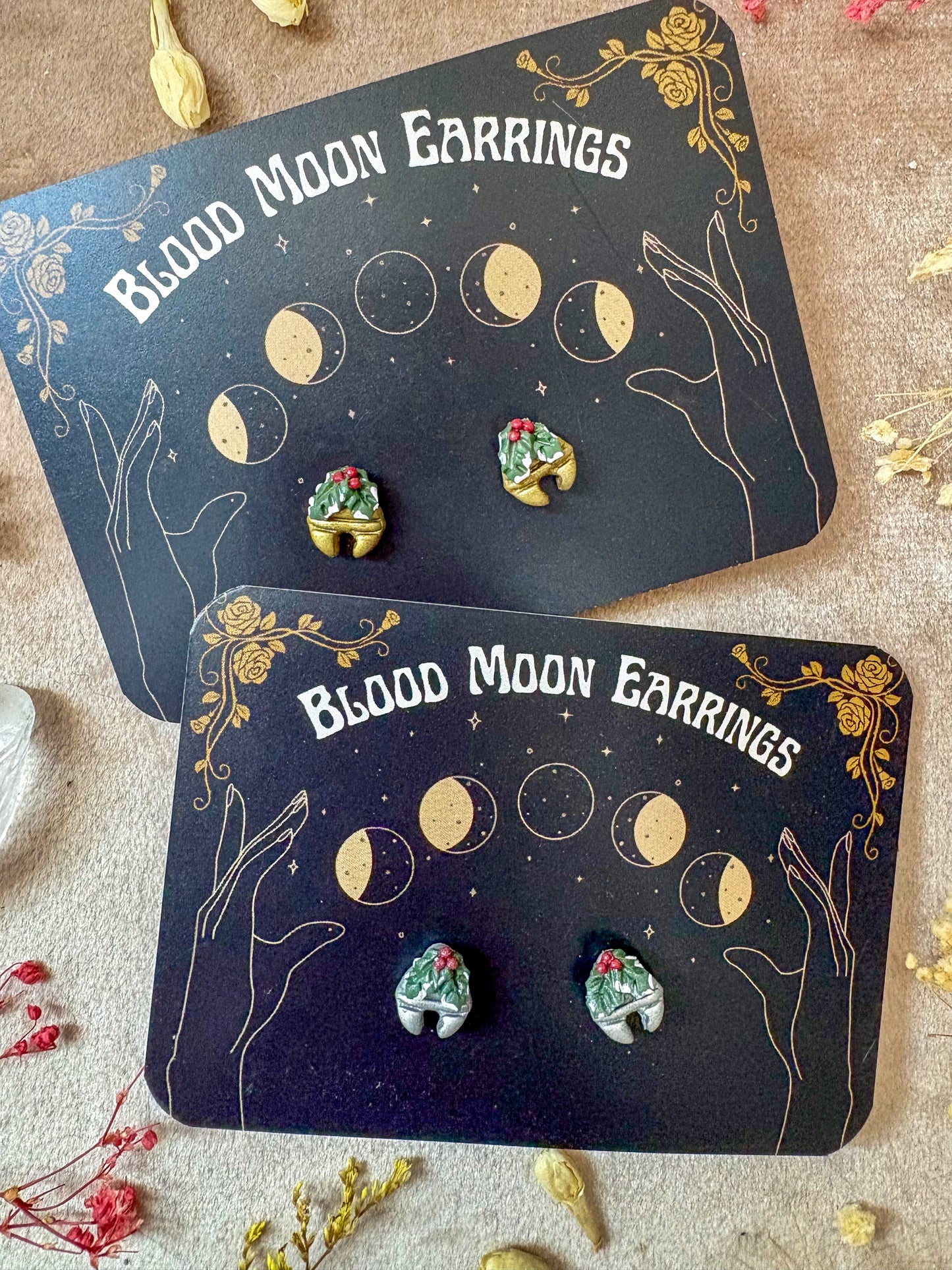 Jingle Bells Stud Earrings