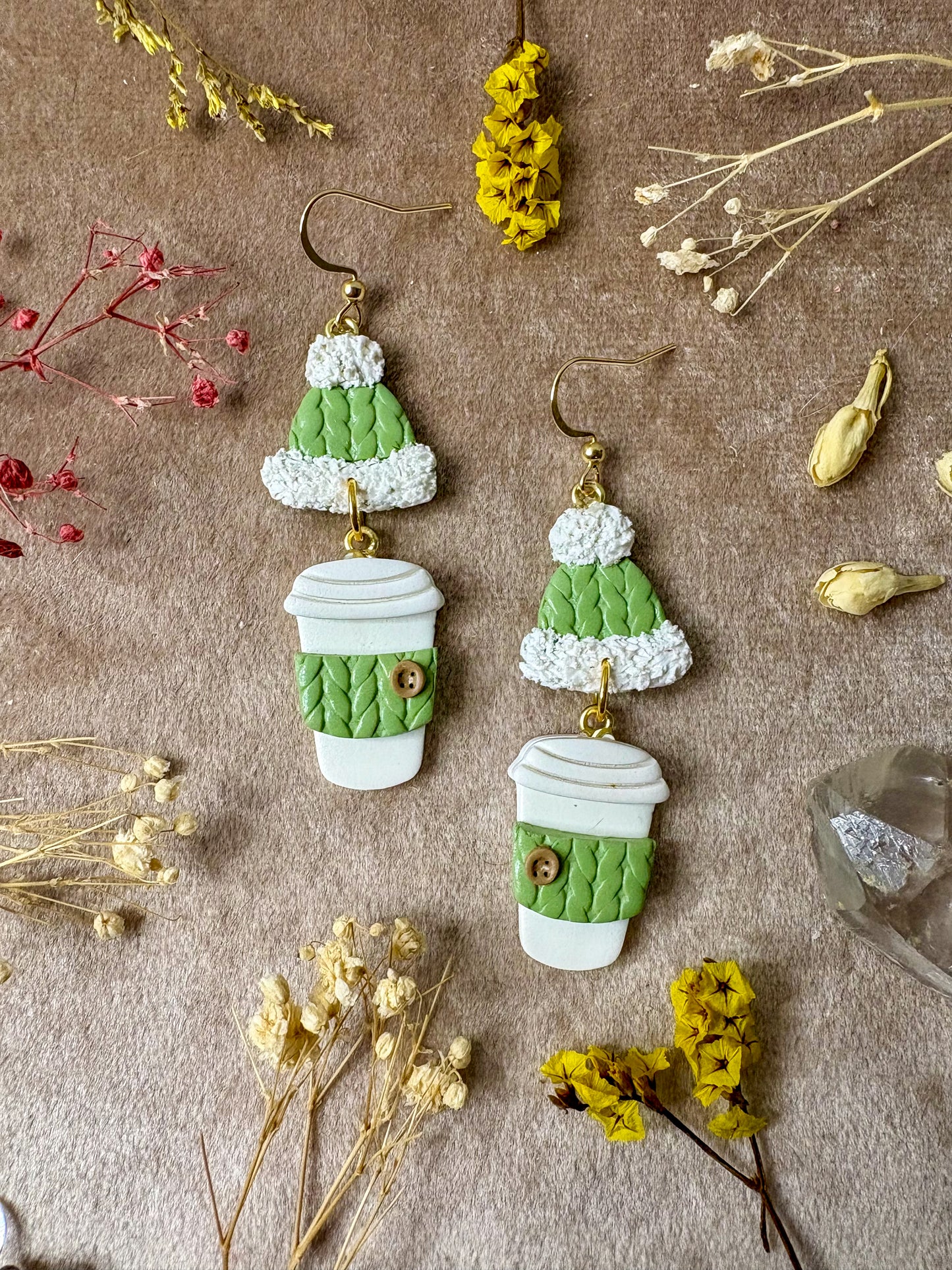 Cozy Coffee Earrings