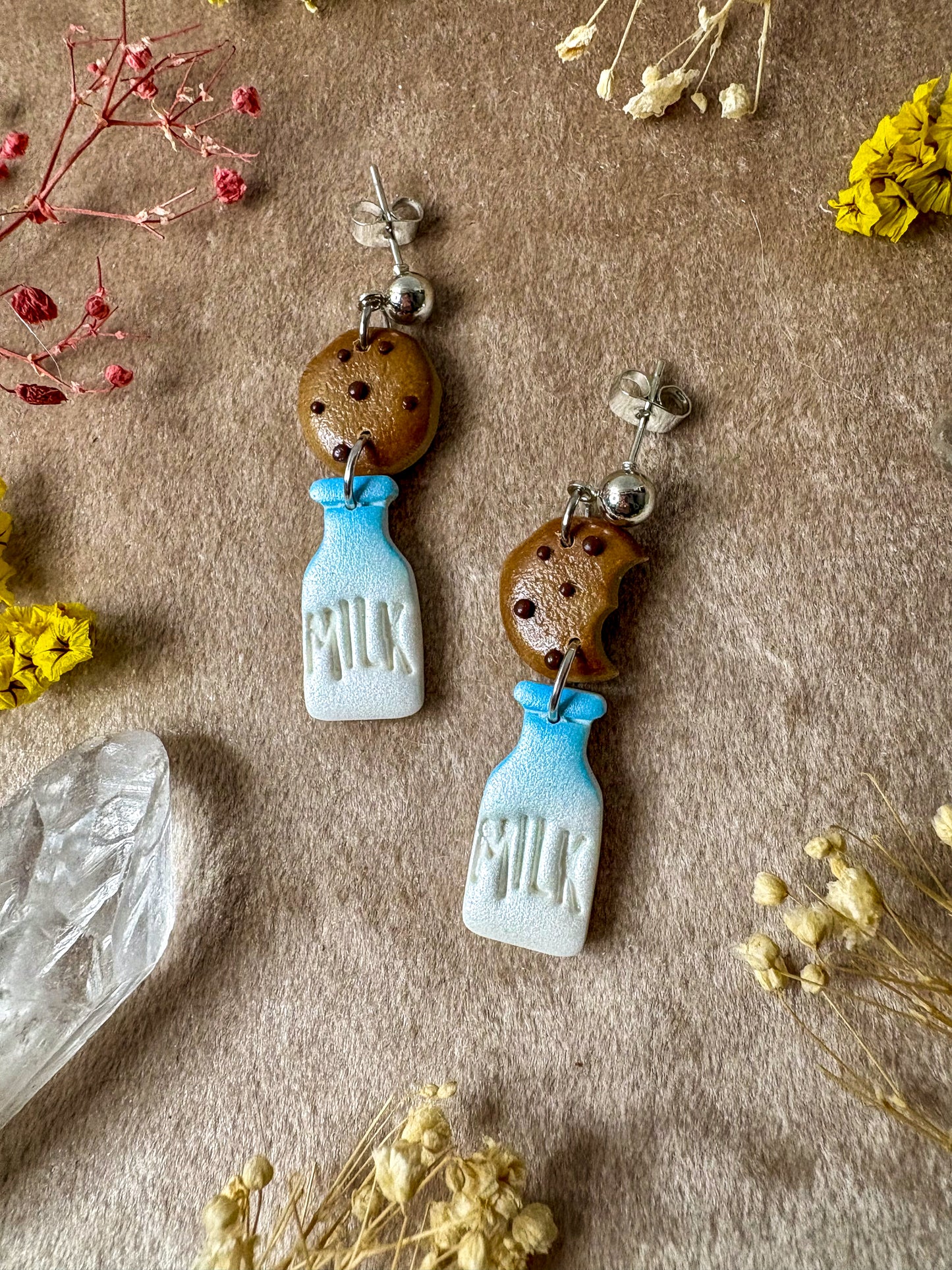 Milk and Cookies Earrings