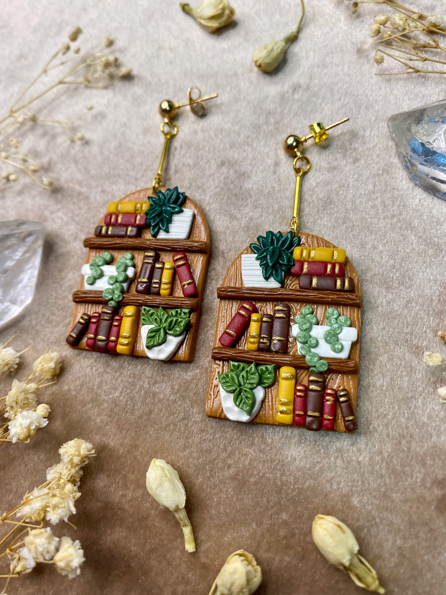 Boho Nook Bookcase Earrings