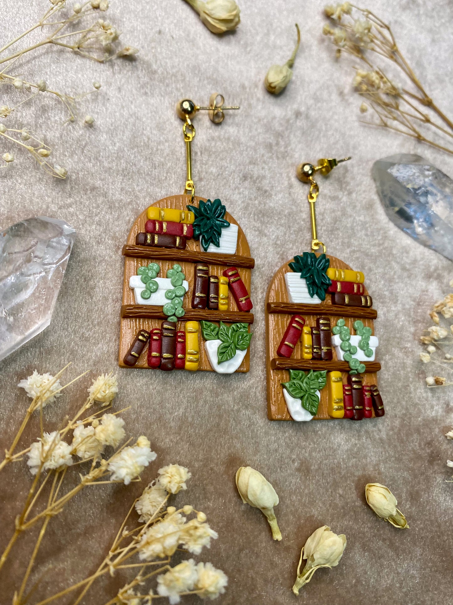 Boho Nook Bookcase Earrings