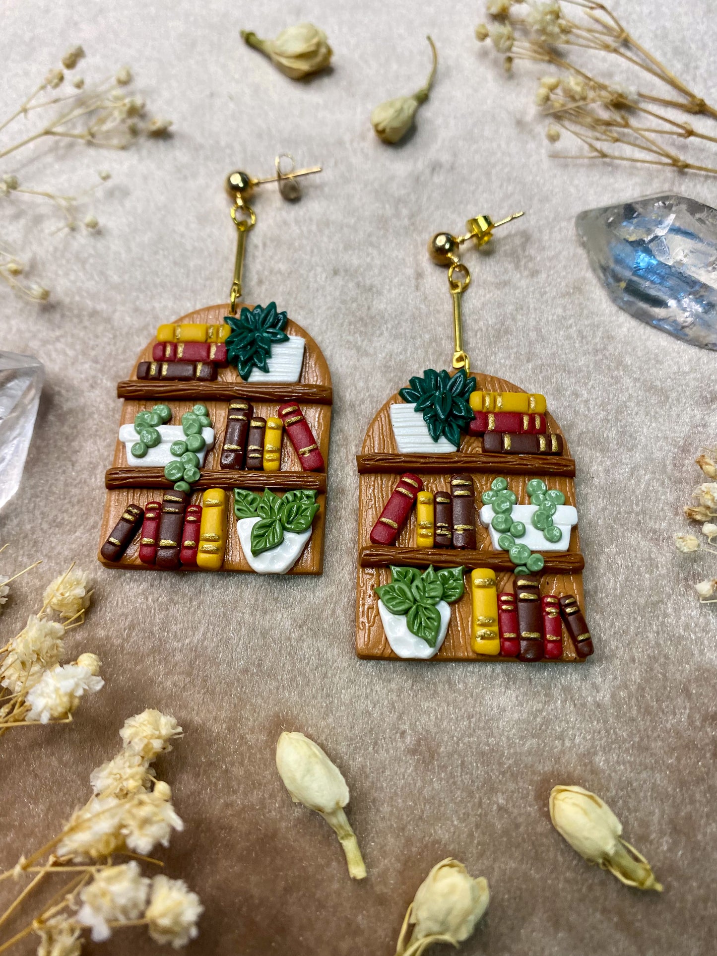Boho Nook Bookcase Earrings