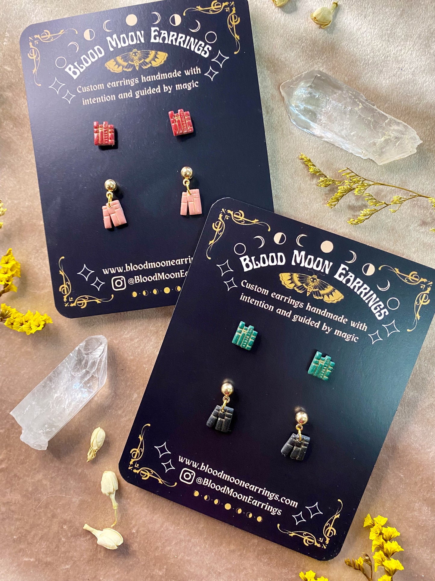 Mini Books Dangle and Stud Pack