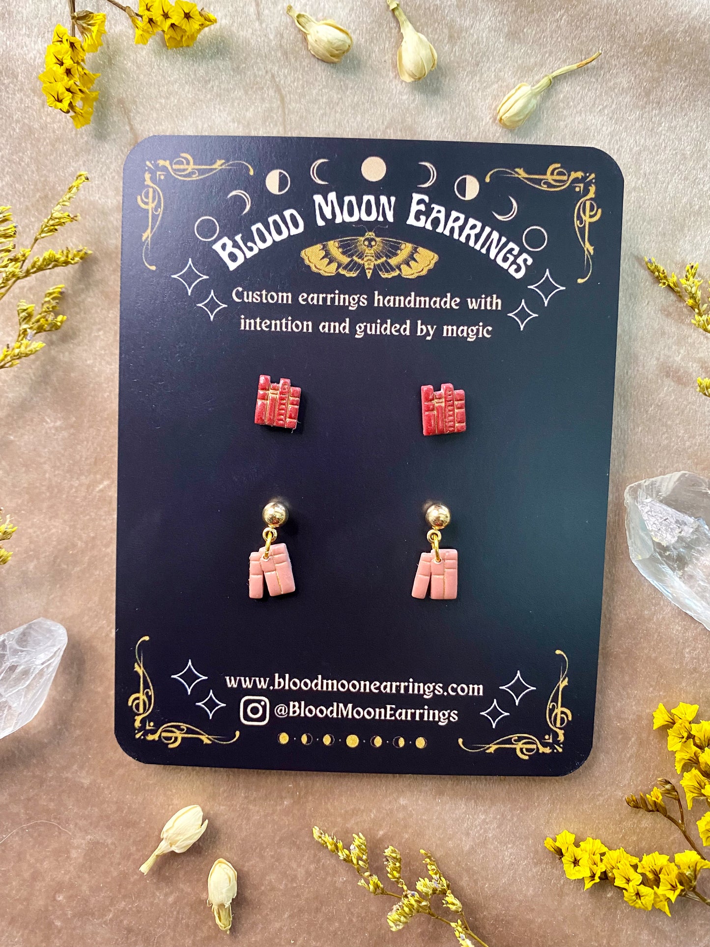 Mini Books Dangle and Stud Pack