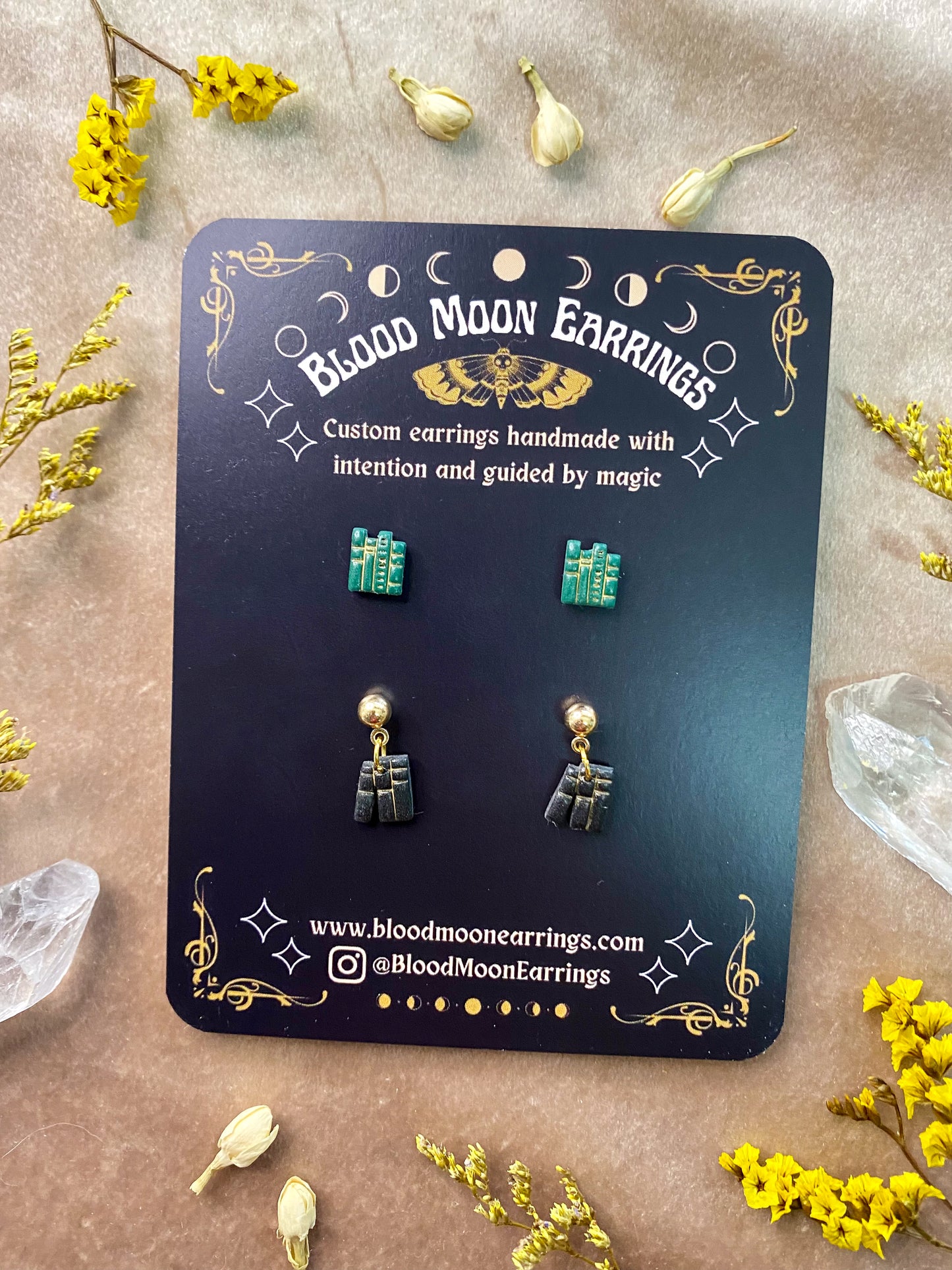 Mini Books Dangle and Stud Pack