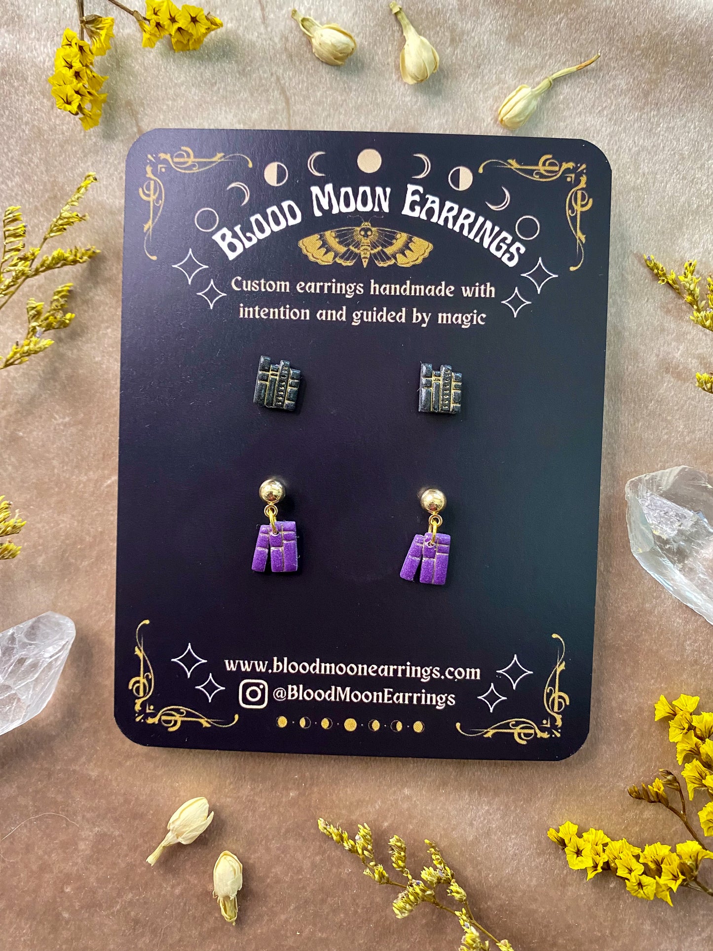 Mini Books Dangle and Stud Pack