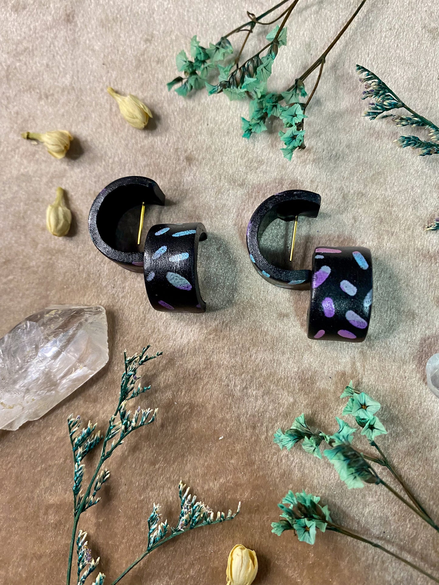 Sprinkles Huggie Hoop Earrings