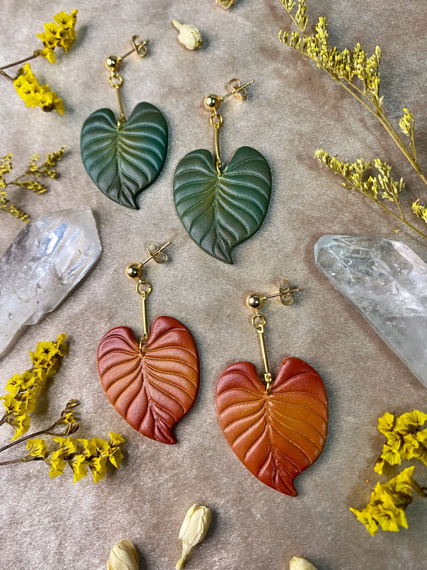 Leaf Dangle Earrings