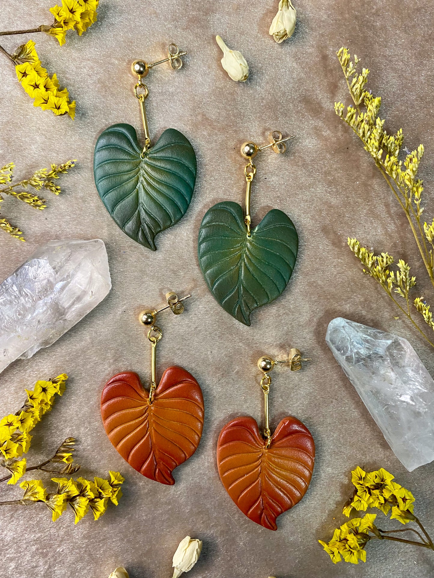 Leaf Dangle Earrings