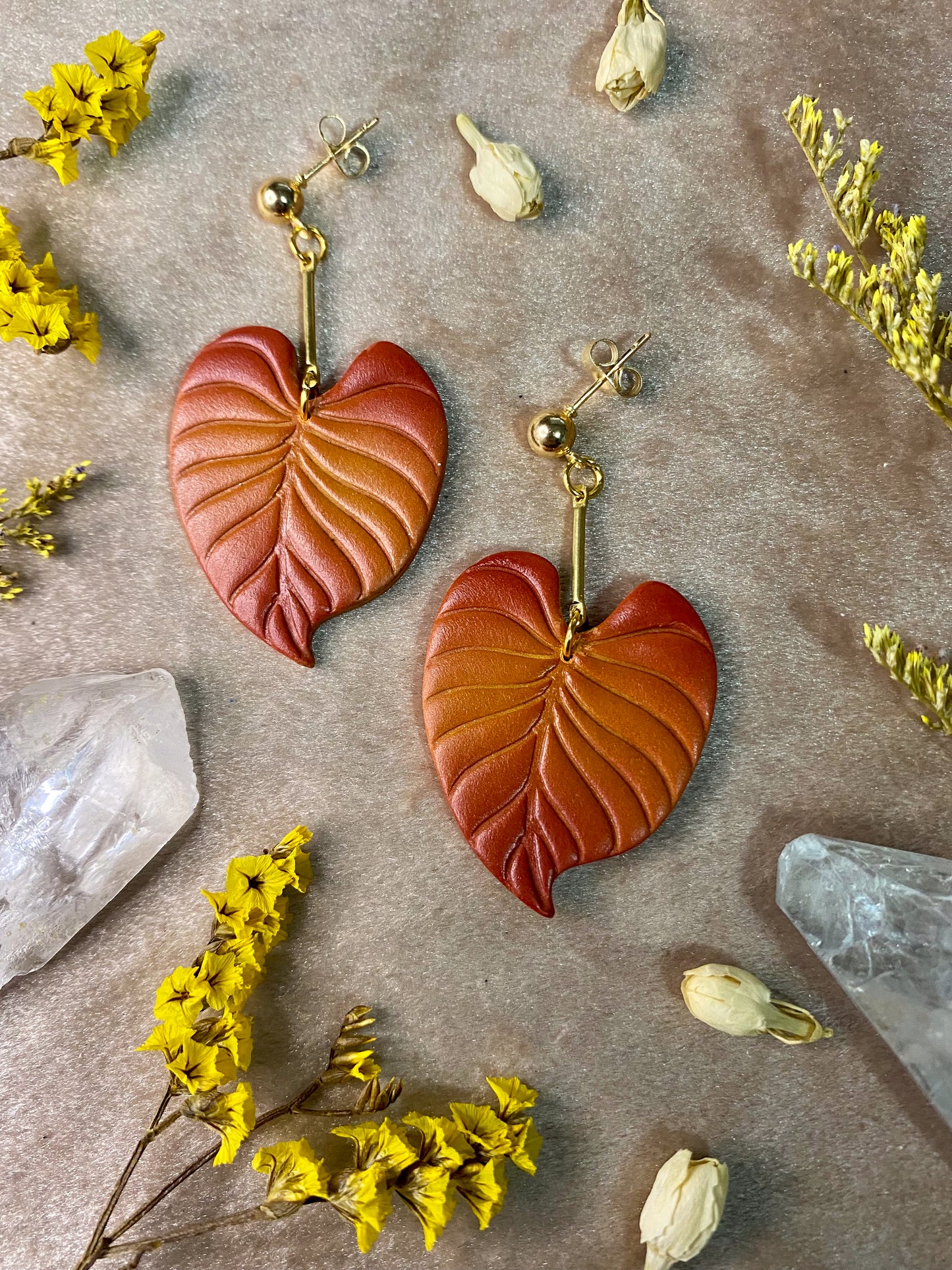 Leaf Dangle Earrings