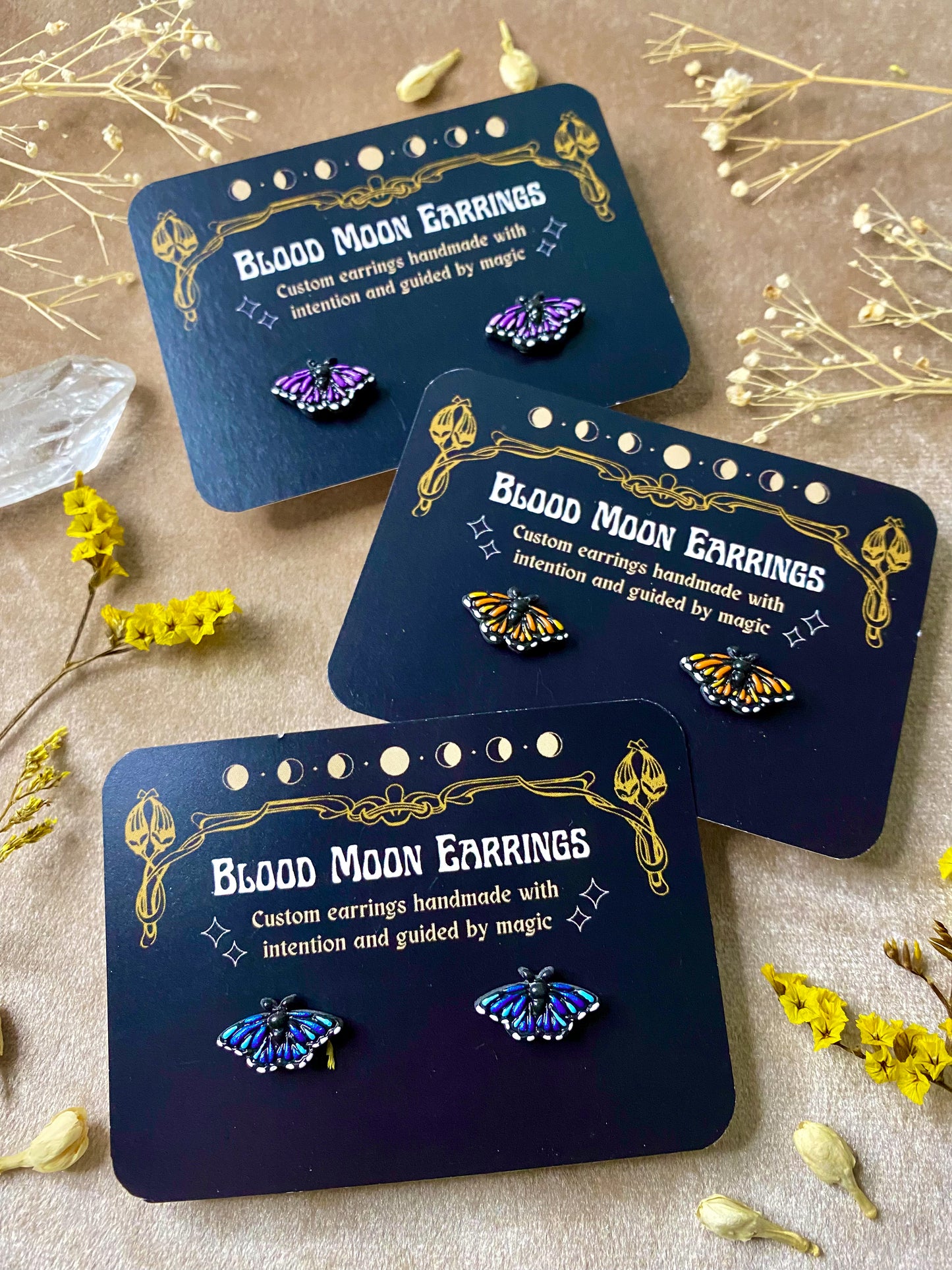 Mini Butterfly Stud Earrings