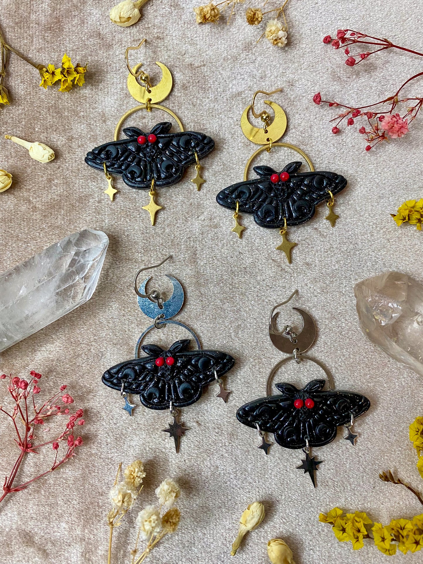 Mothman Earrings
