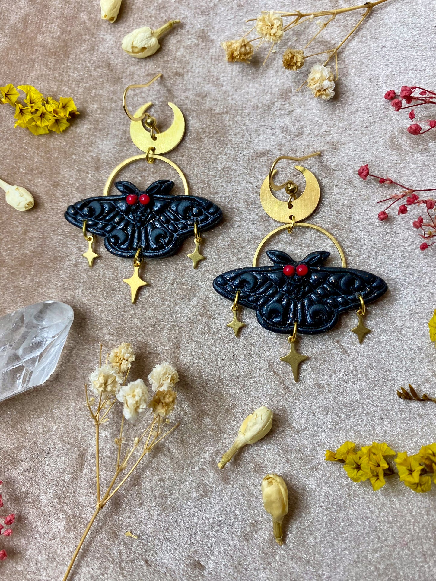 Mothman Earrings