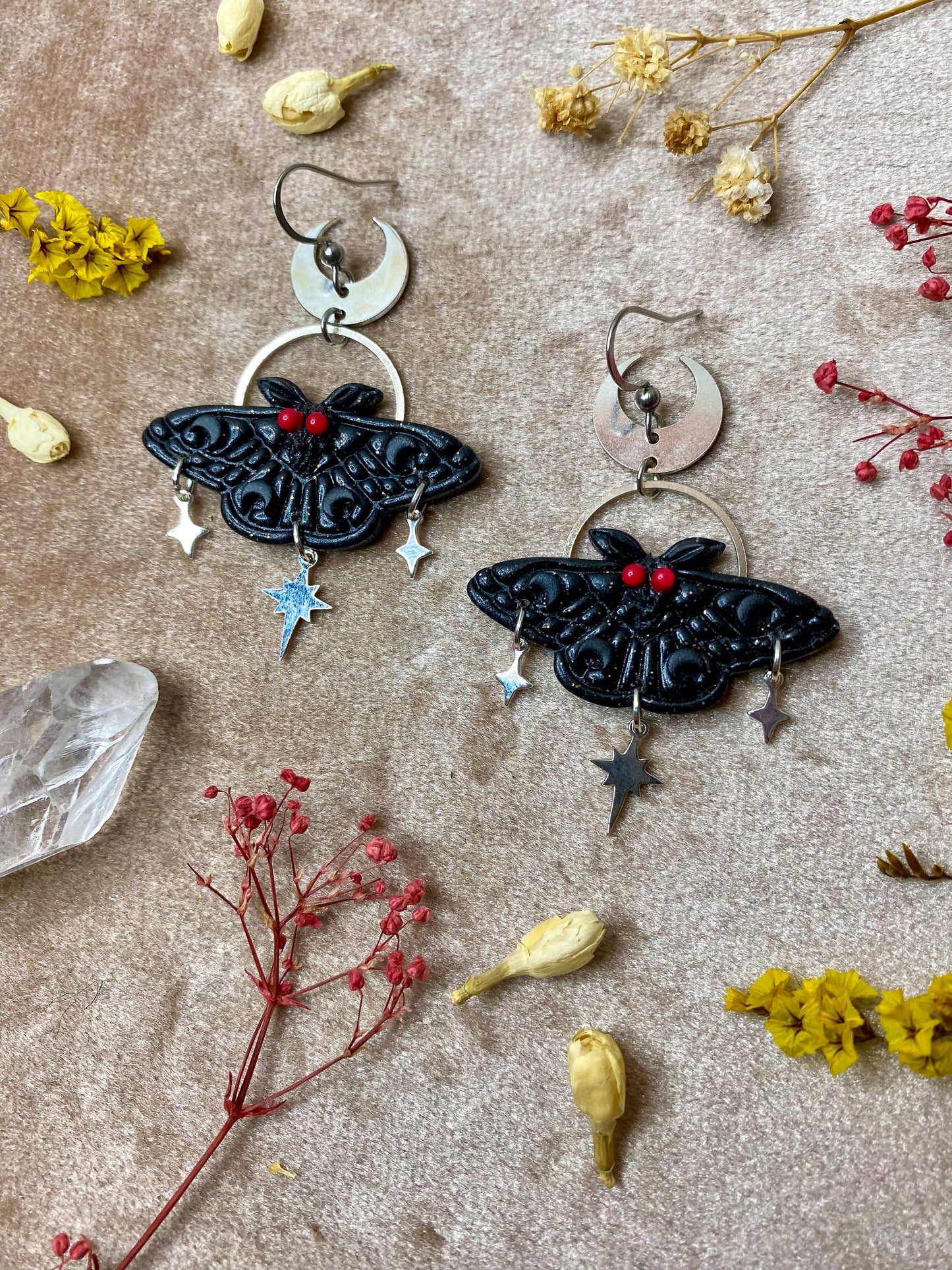 Mothman Earrings