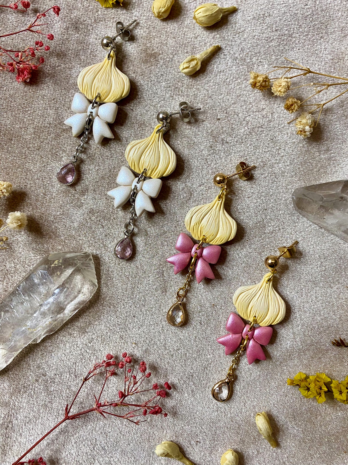 Cutesy Garlic Earrings