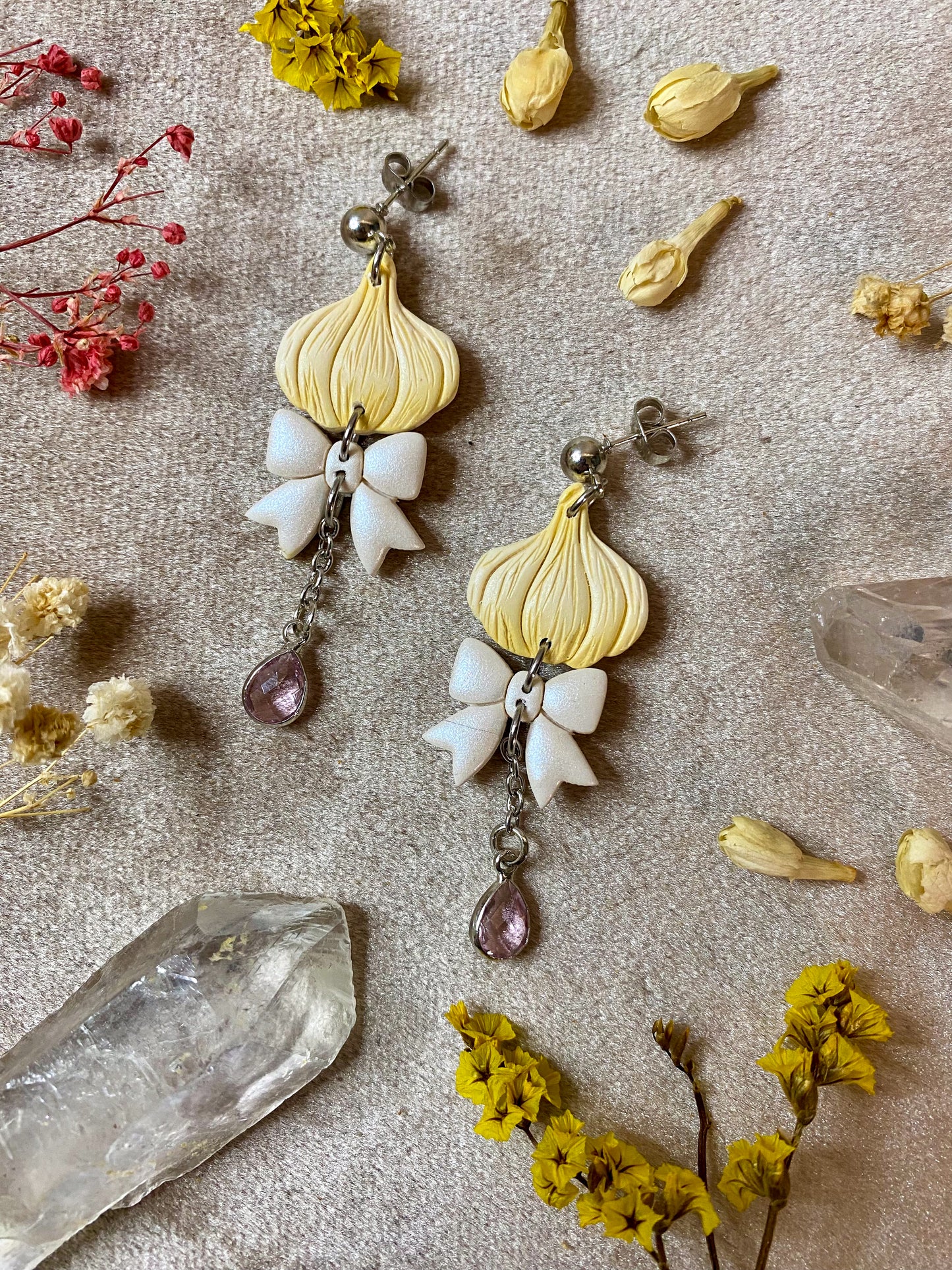 Cutesy Garlic Earrings
