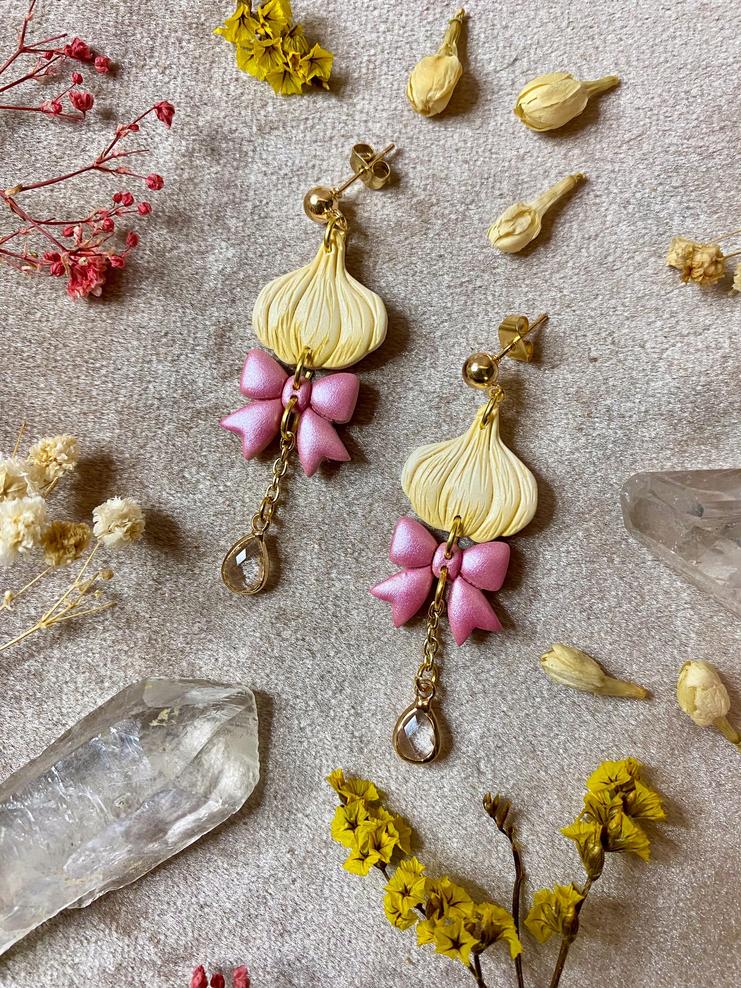Cutesy Garlic Earrings