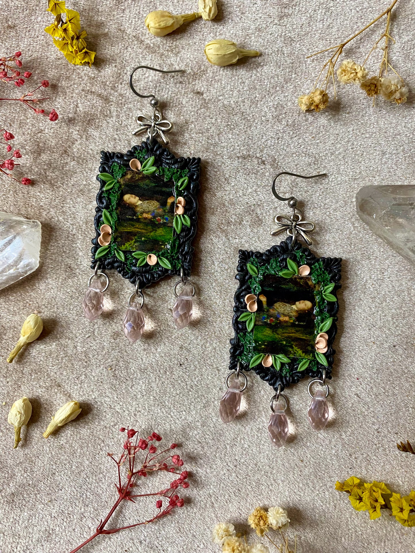Millais' "Ophelia" Painting Earrings