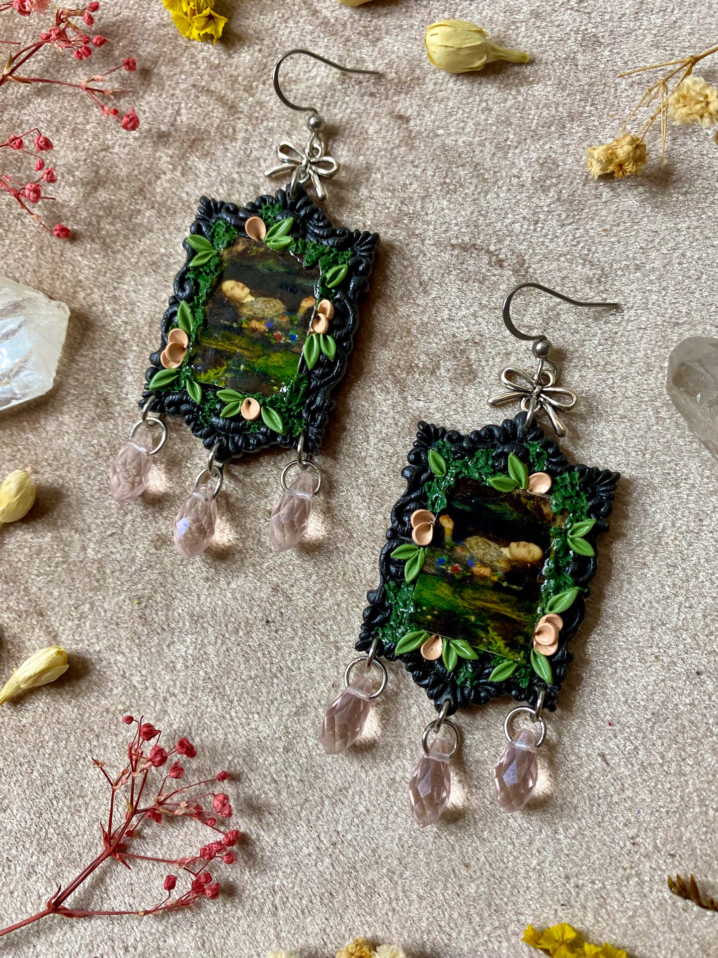 Millais' "Ophelia" Painting Earrings
