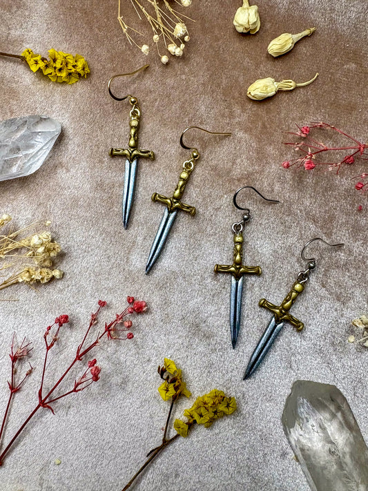 Valiant Sword Earrings