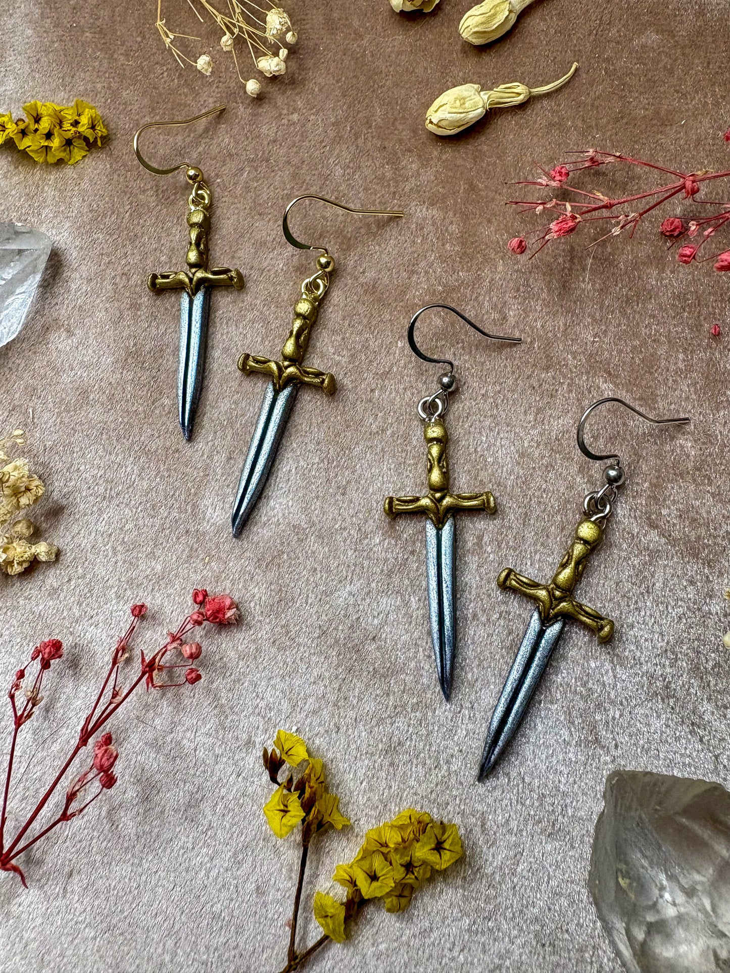 Valiant Sword Earrings