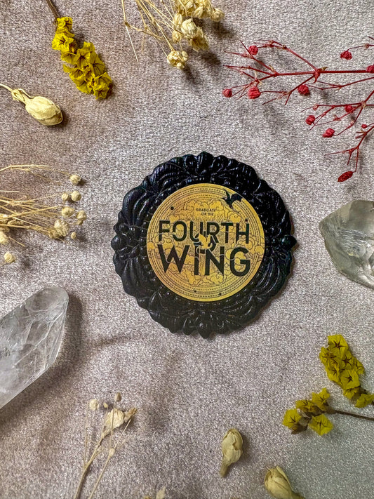 Fourth Wing Book Pin