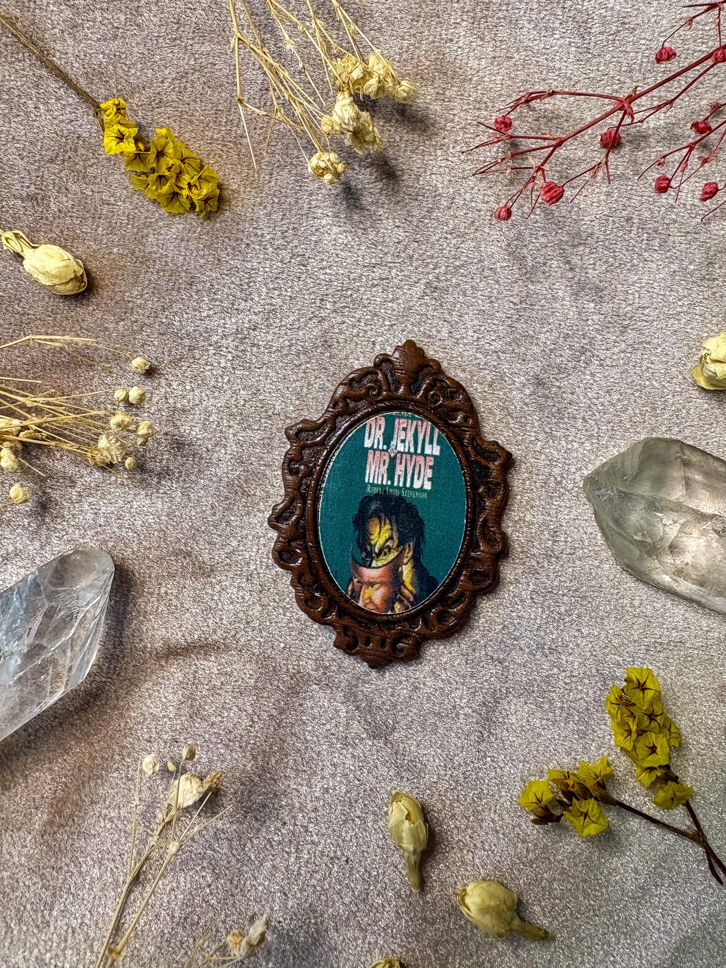 Dr. Jeckyll and Mr. Hyde Book Pin