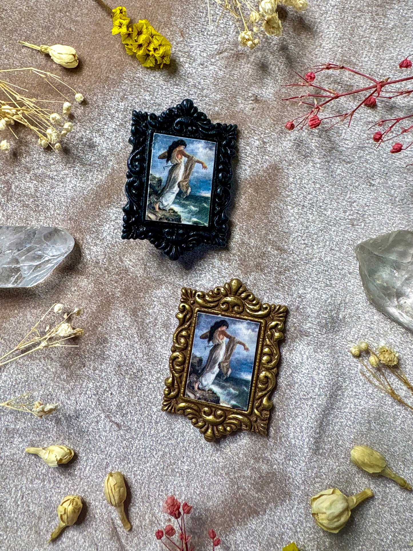 Death at Sunset for Sappho Art Pin