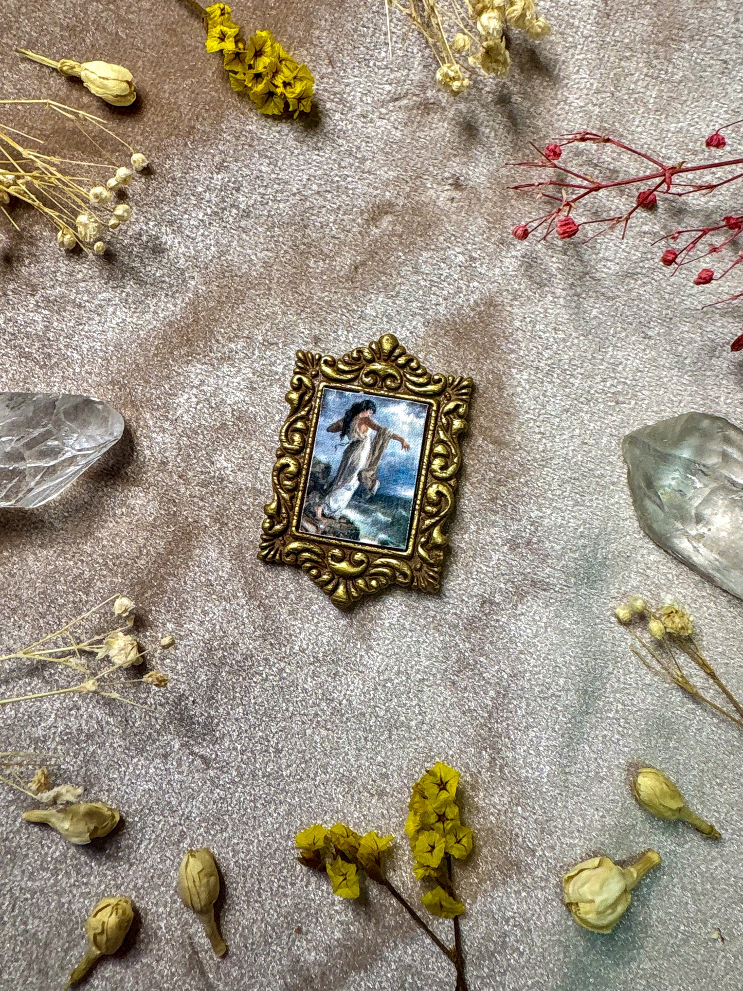 Death at Sunset for Sappho Art Pin