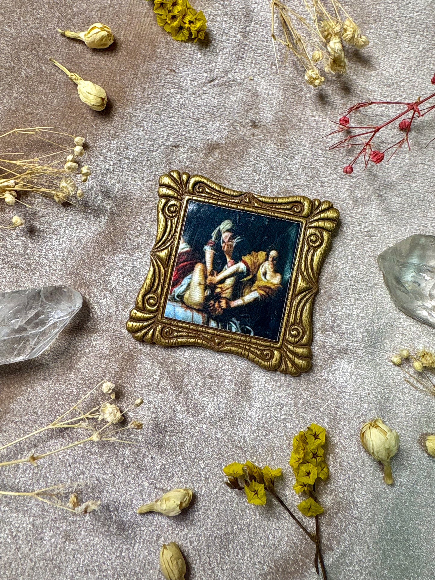 Judith Beheading Holofernes Art Pin