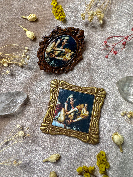 Judith Beheading Holofernes Art Pin
