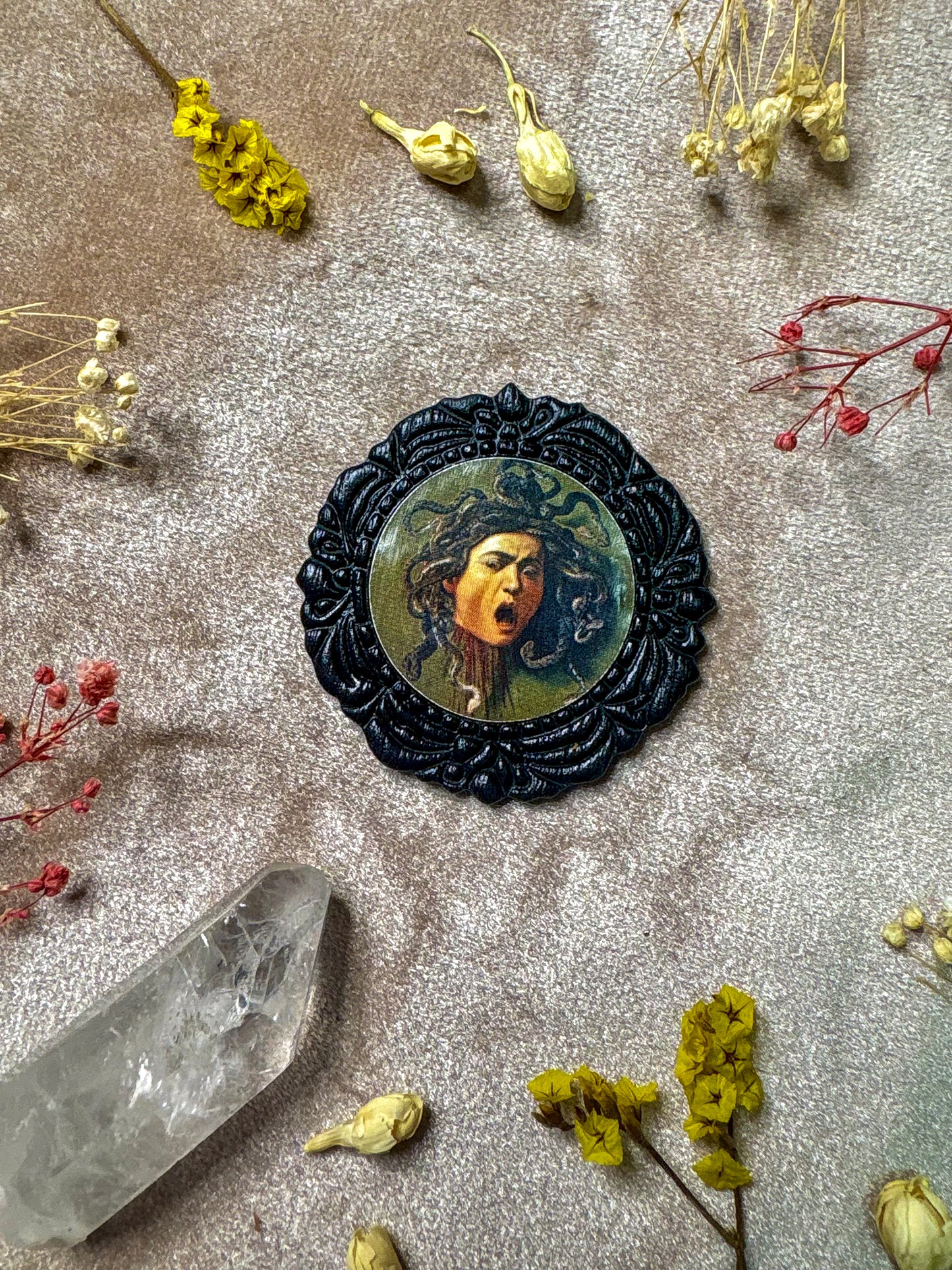 Medusa Art Pin