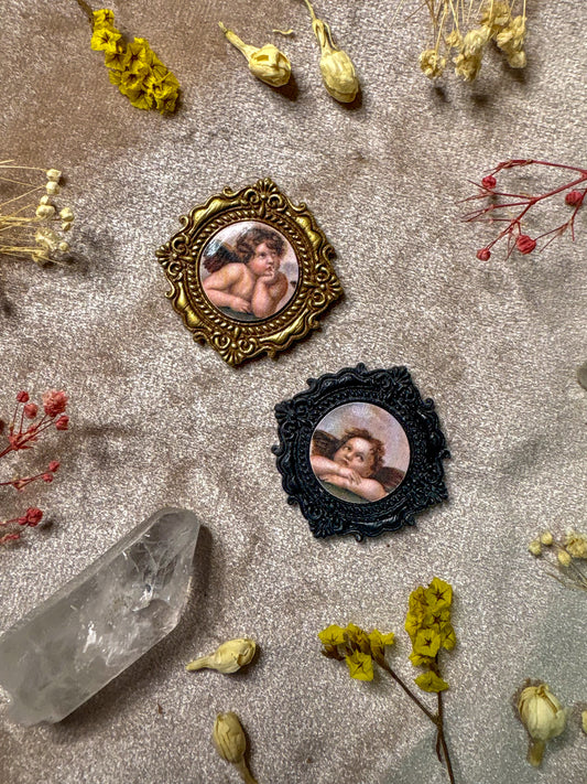 Cherub Art Pin