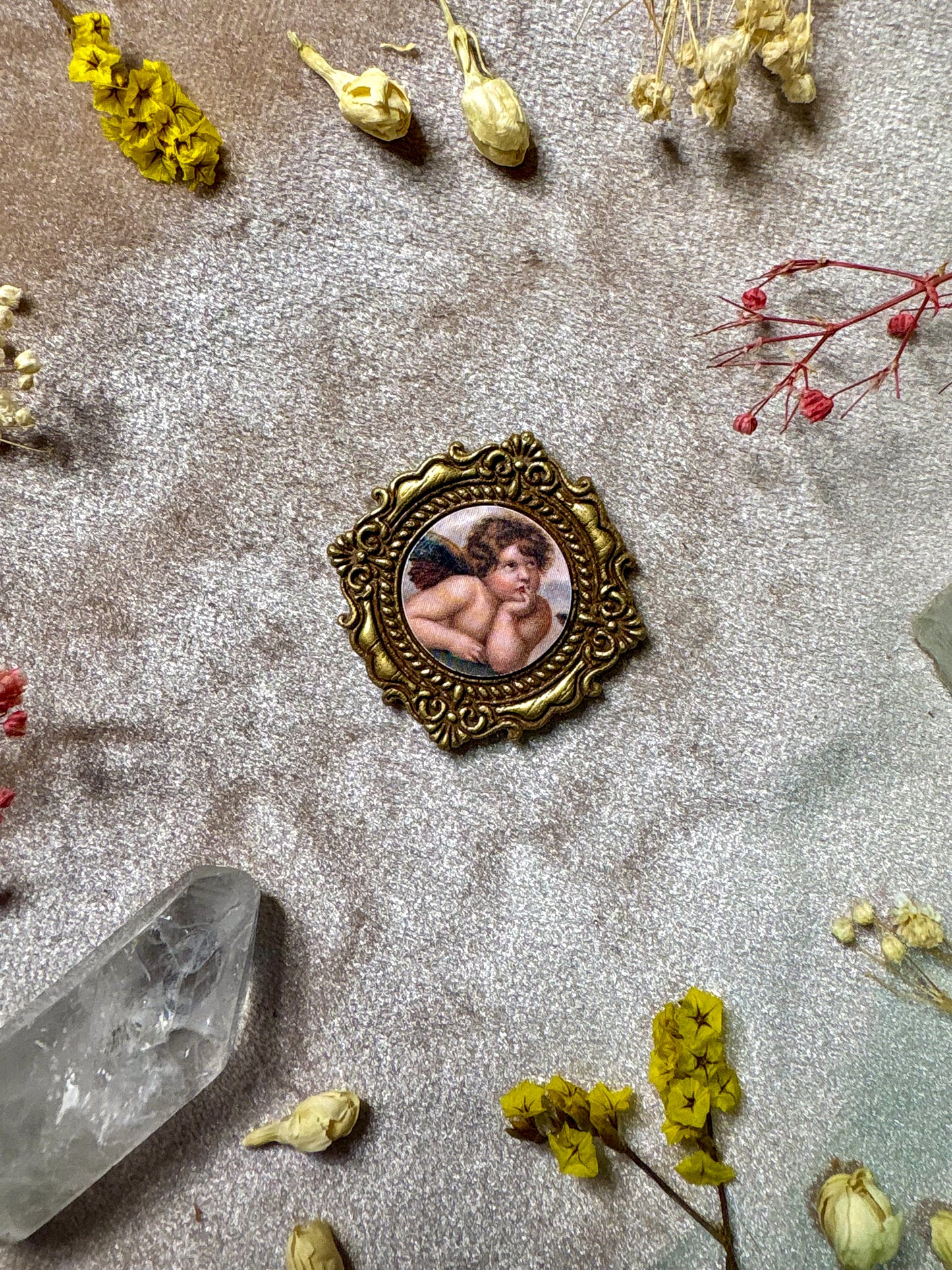 Cherub Art Pin