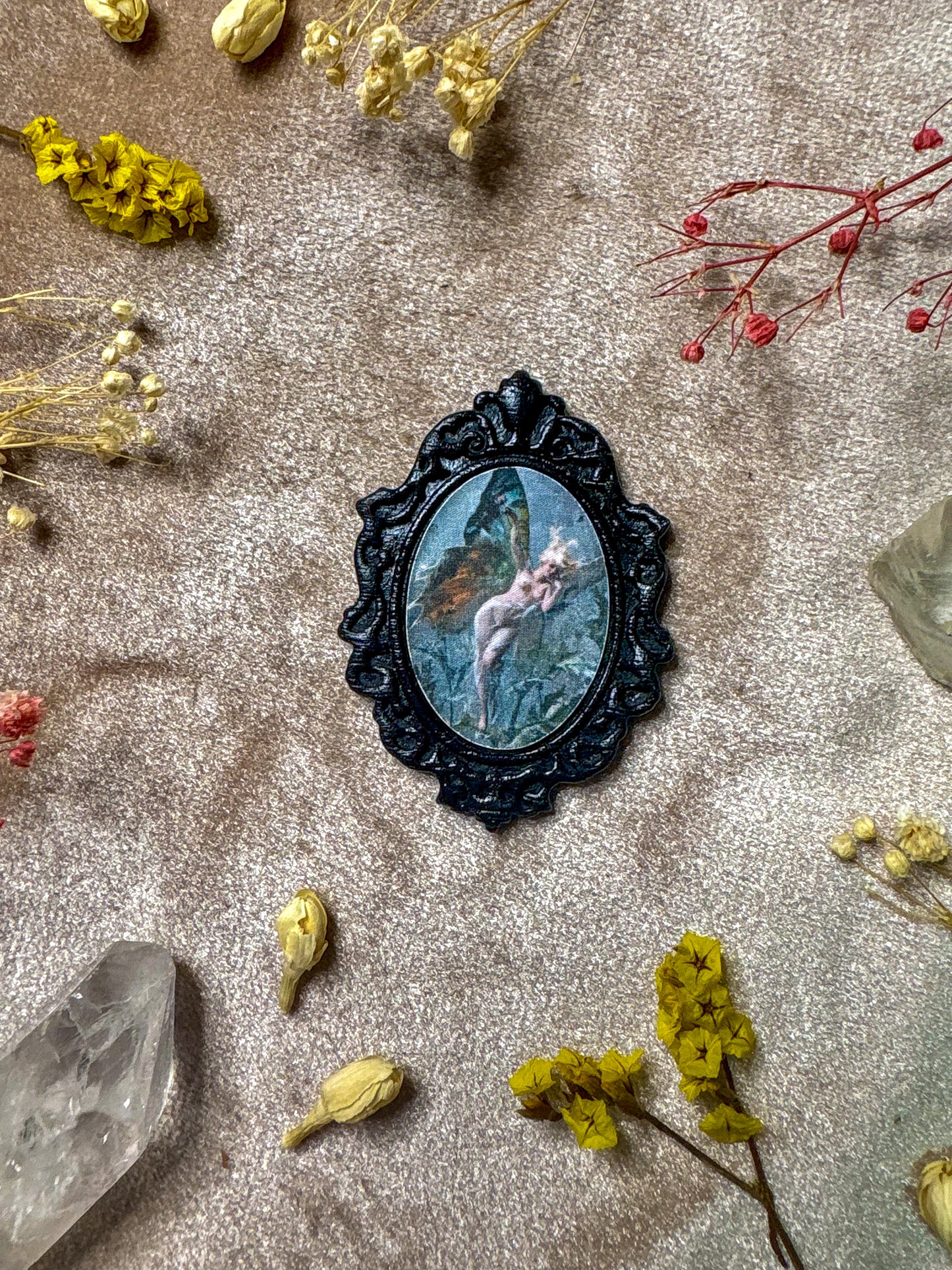 Butterfly Fairy Art Pin