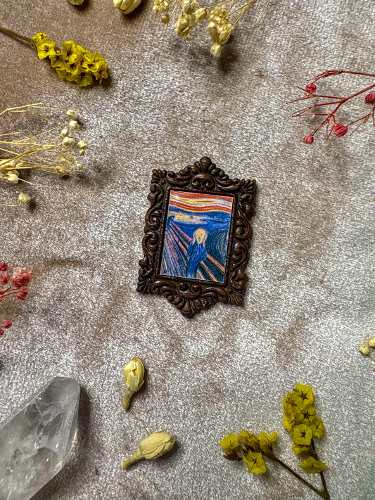 The Scream Art Pin