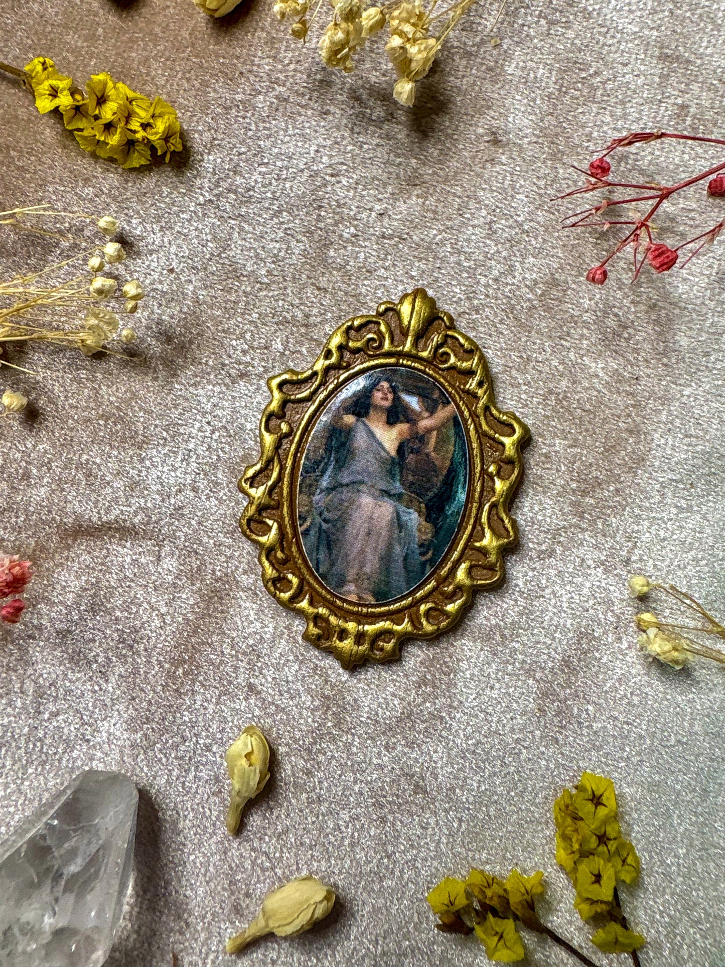 Circe Offering the Cup to Ulysses Art Pin