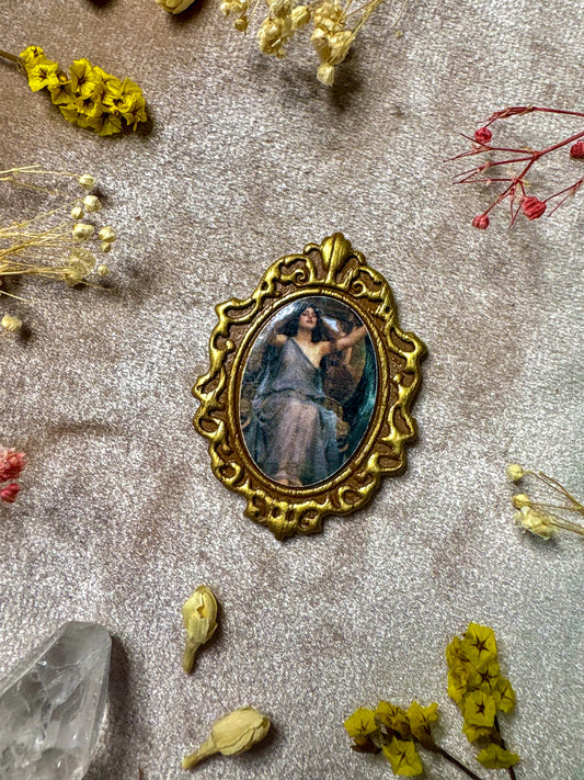 Circe Offering the Cup to Ulysses Art Pin