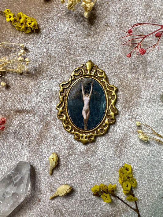 The Bat-Woman Art Pin