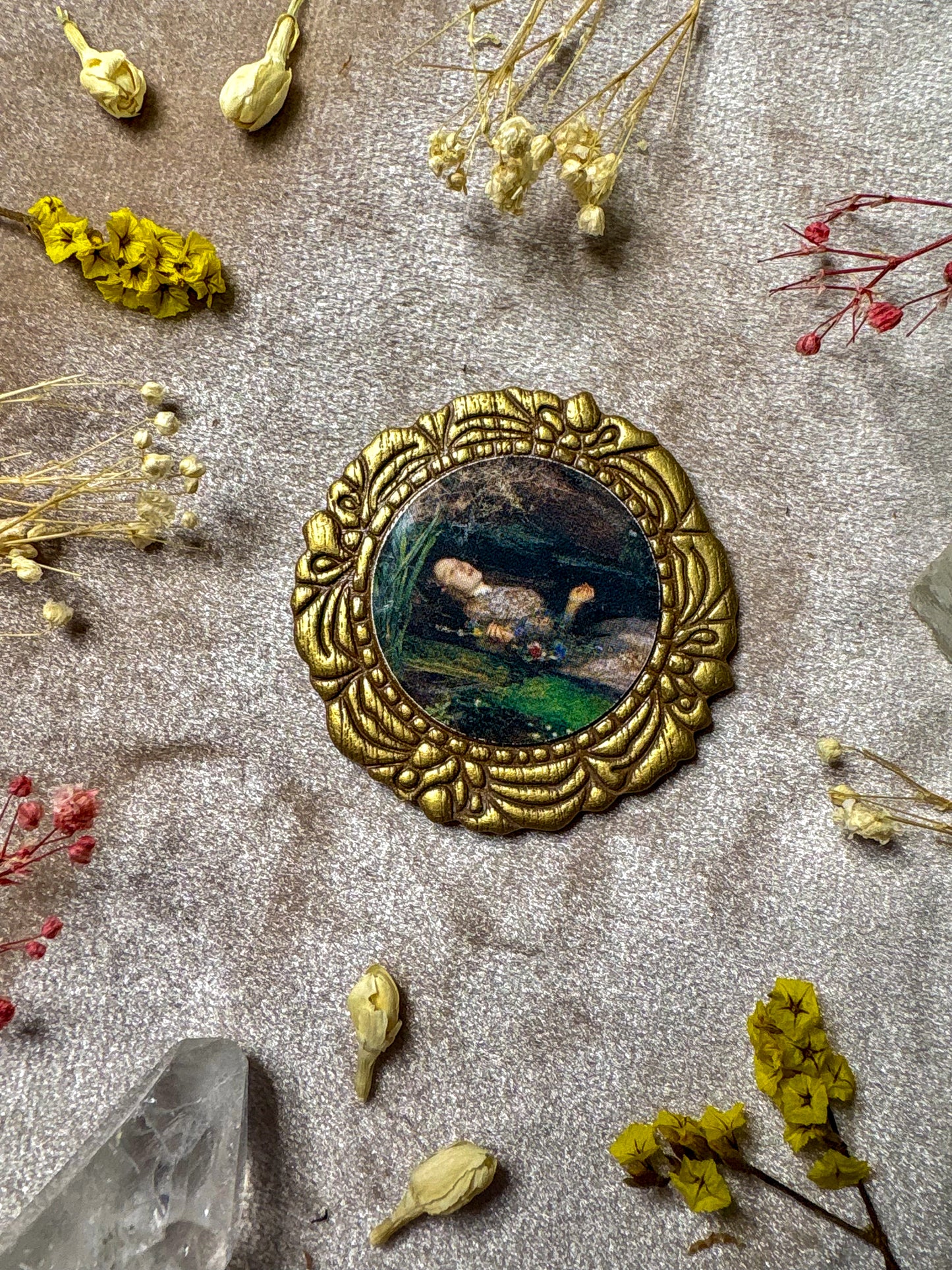 Ophelia Art Pin