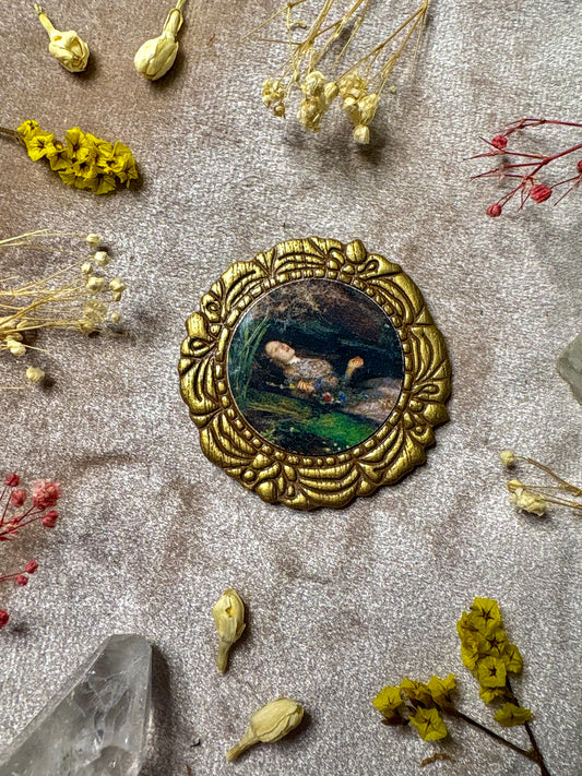 Ophelia Art Pin