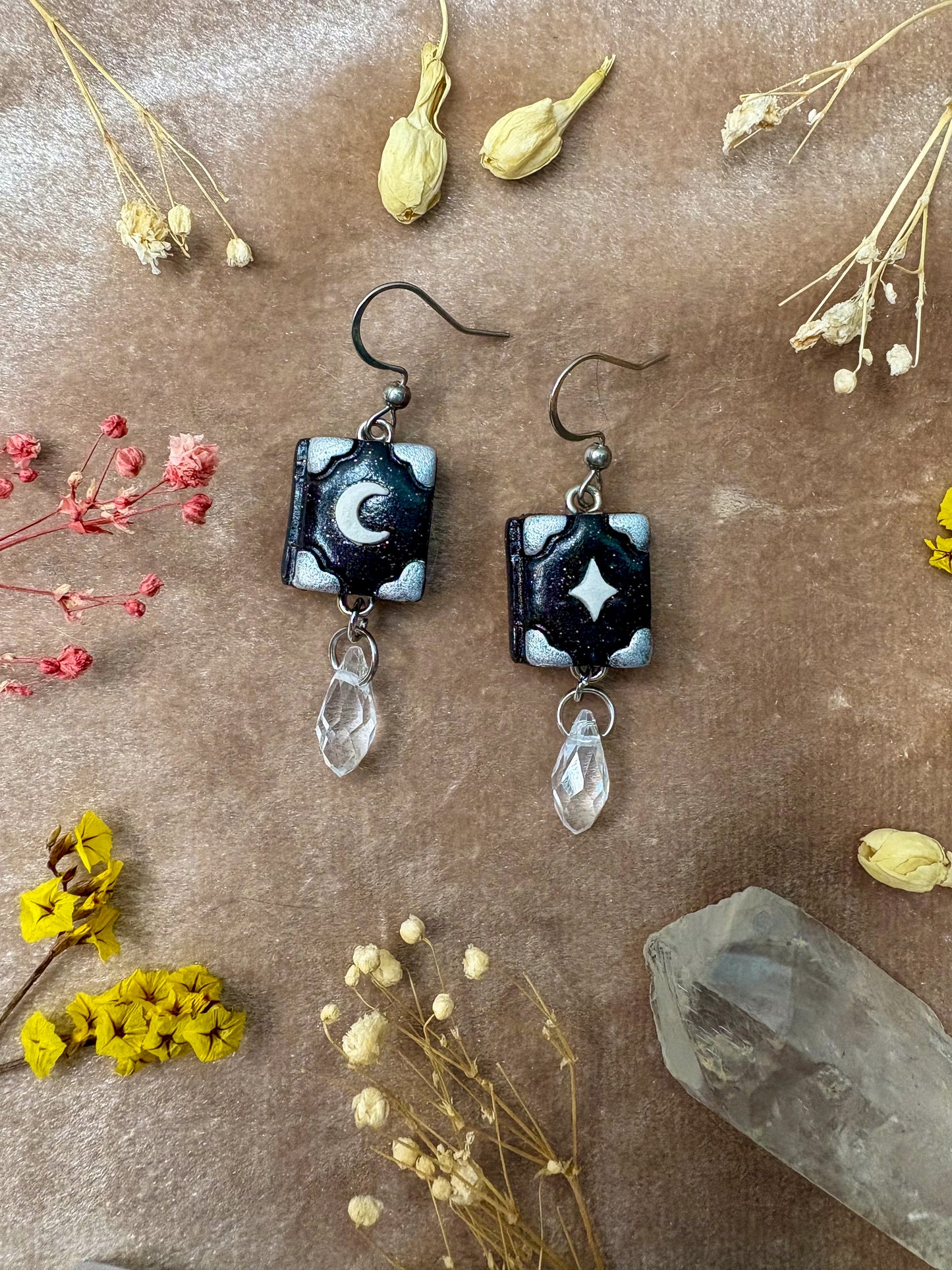Mini Book Earrings