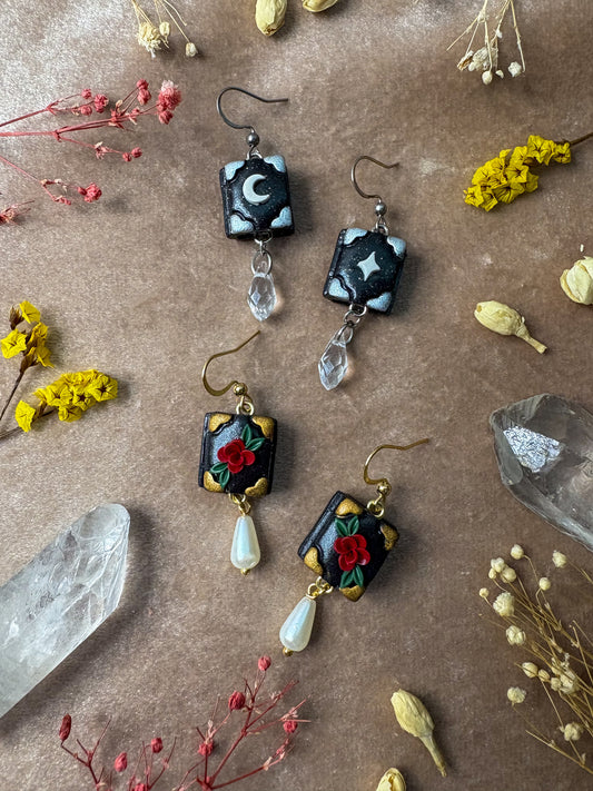 Mini Book Earrings