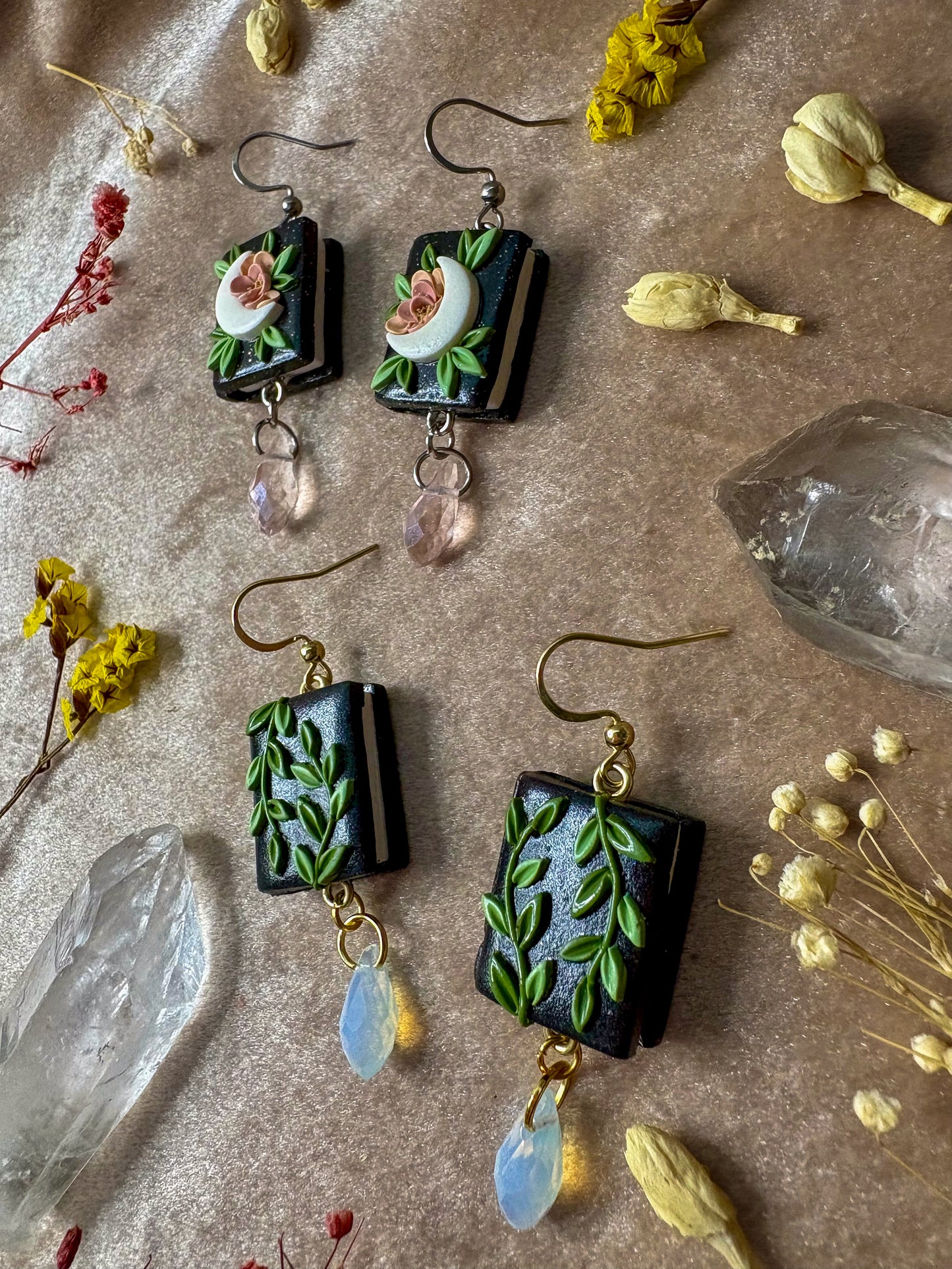 Celestial Book Earrings