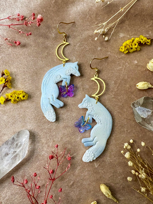 Butterfly Fox Earrings