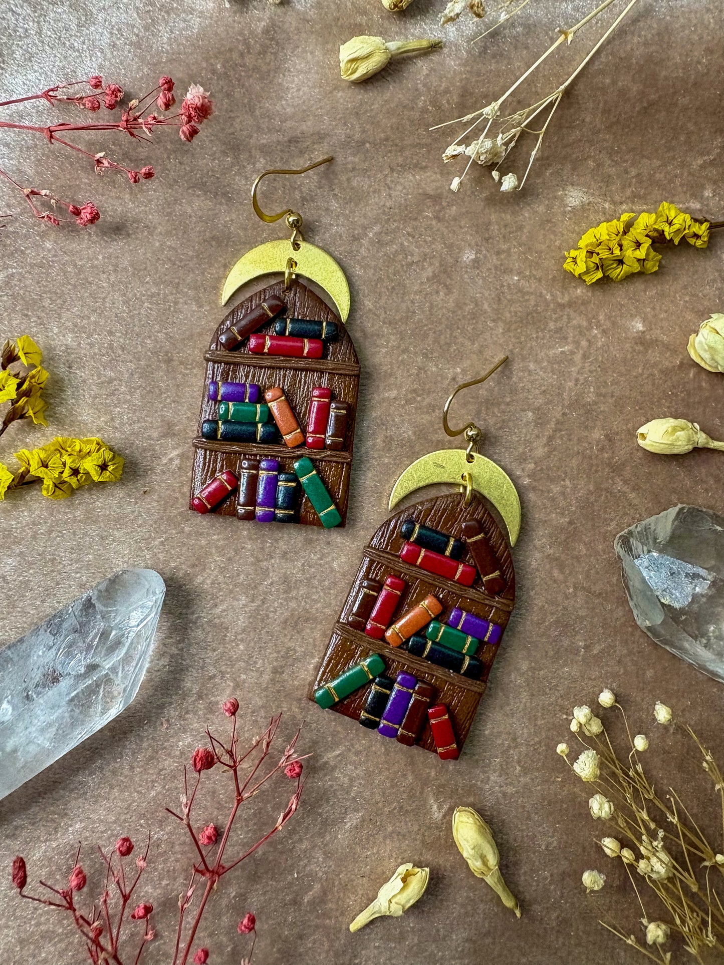Only Books Bookcase Earrings
