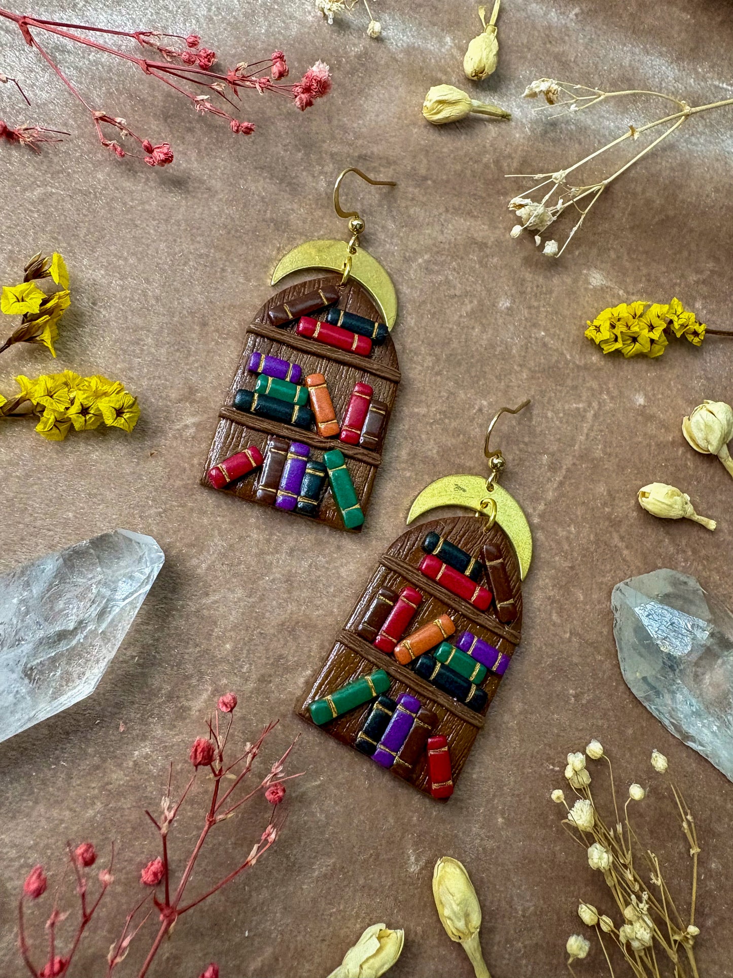 Only Books Bookcase Earrings